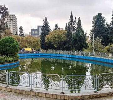 نصب داربست در محله شهرآرا